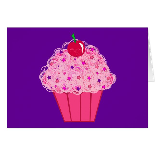 Muffin Hälsningskort (Framsidan Horizontal)