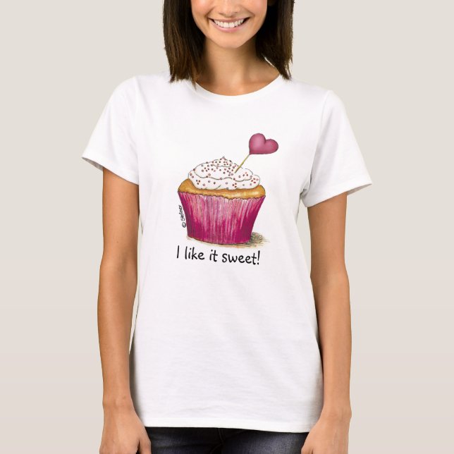 Muffin - mest sweetest dag t shirt (Framsida)