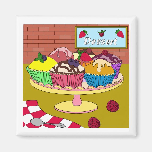 Muffin Plate Magnet (Framsidan)