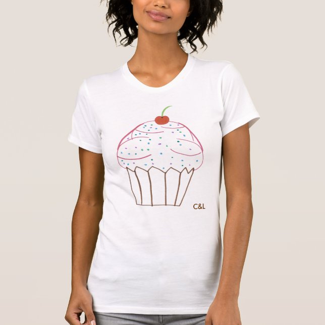 muffin skräddarsy C - - som skräddarsy T-shirt (Framsida)