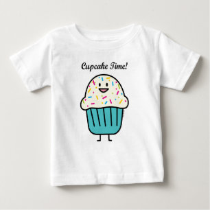Muffin Time med den söta efterrättfondanten för T-shirt