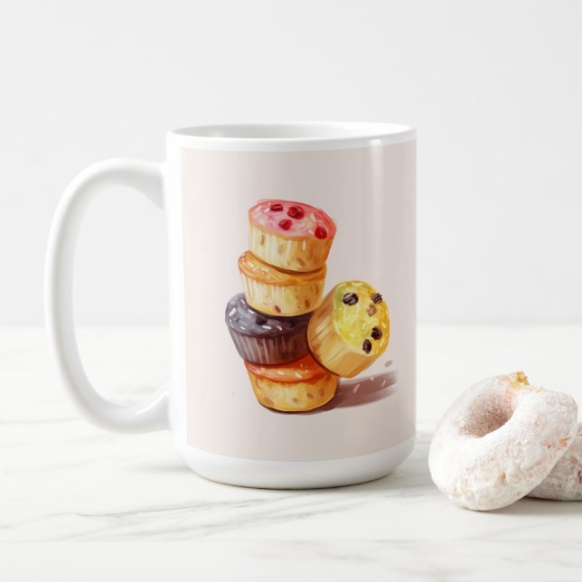Muffin Torn Kaffemugg (Med munk)