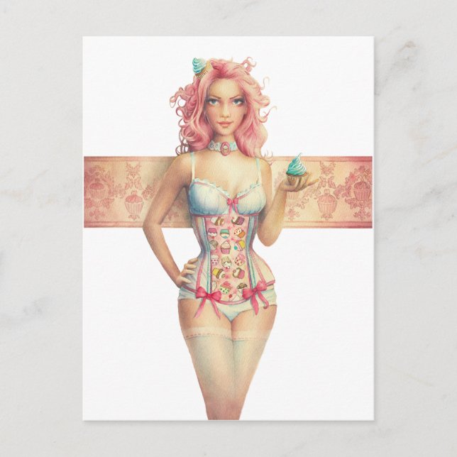 "Muffin" vid Scot Howden Vykort (Framsida)