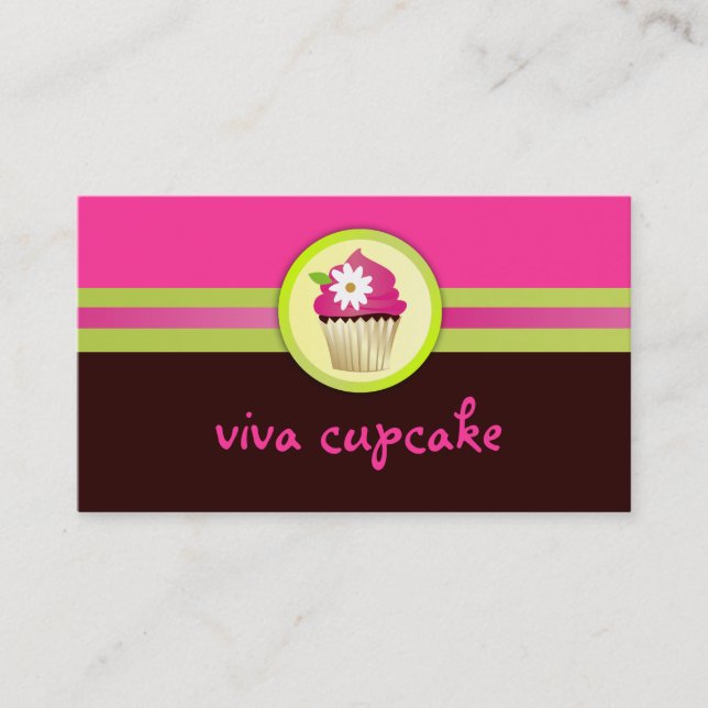 Muffinchoklad för 311 Viva - brunt Visitkort (Framsida)