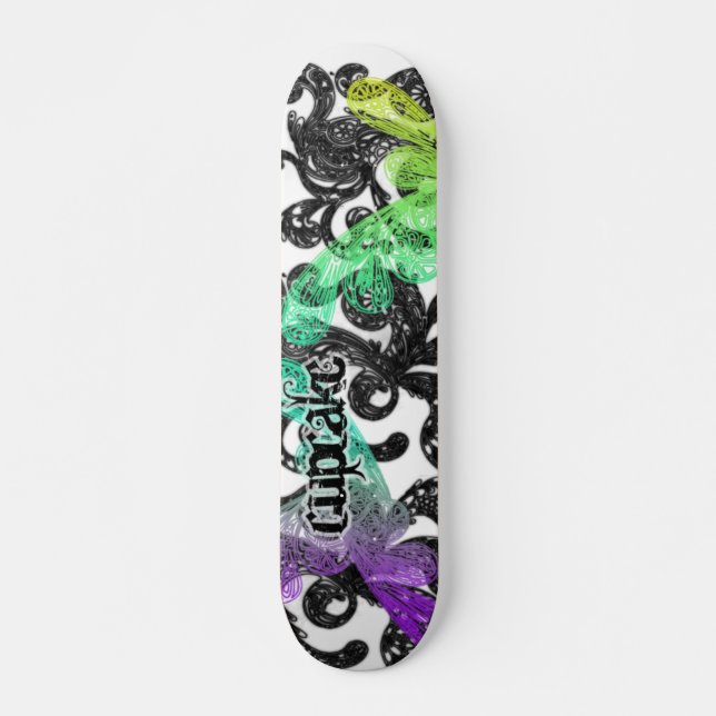 muffindäck skateboard bräda 21,5 cm (Framsida)