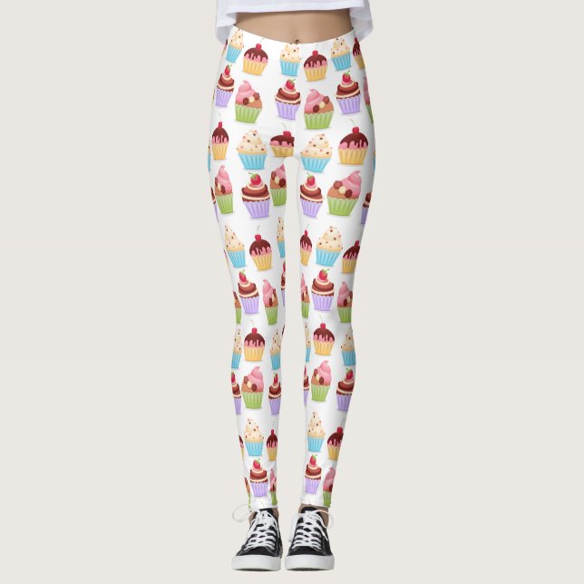 Muffindamasker Leggings (Framsida)