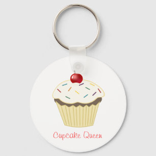 Muffindrottning Keychain Nyckelring