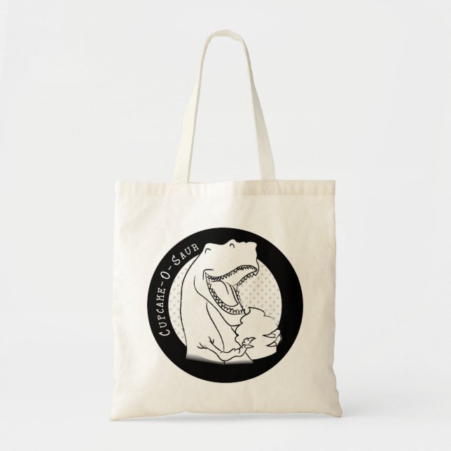 Muffinen-NOLLa-Saur hänger lös Tygkasse (Framsidan)