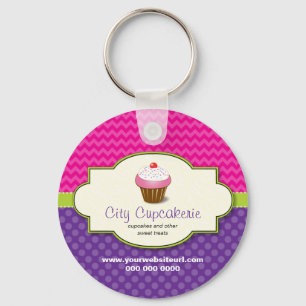 Muffinen shoppar Keychain Nyckelring