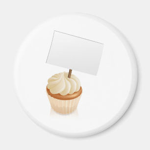 Muffinen undertecknar magnet