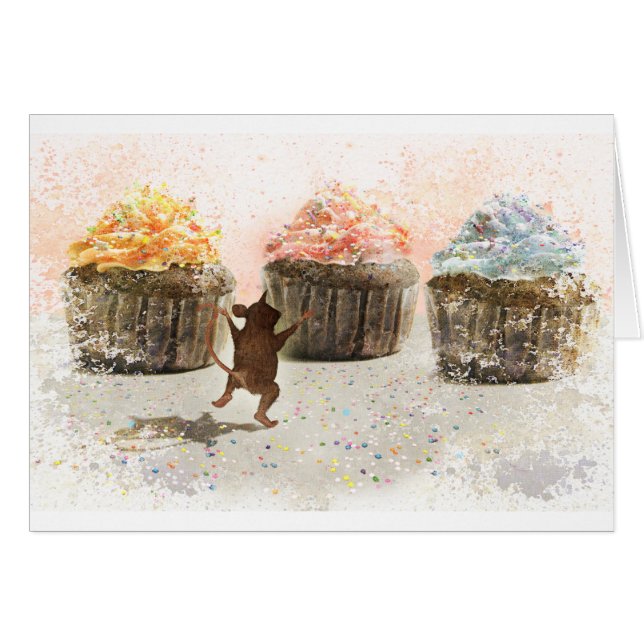 Muffinglädje Hälsningskort (Framsidan Horizontal)