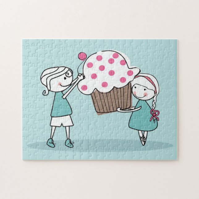 Muffinkärlek Pussel (Horisontell)