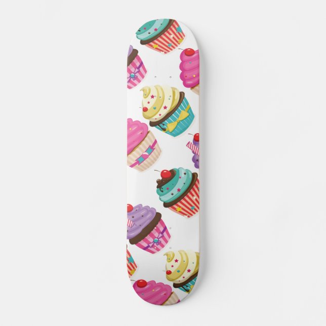 MuffinmönsterSkateboard Mini Skateboard Bräda 18,5 Cm (Framsida)