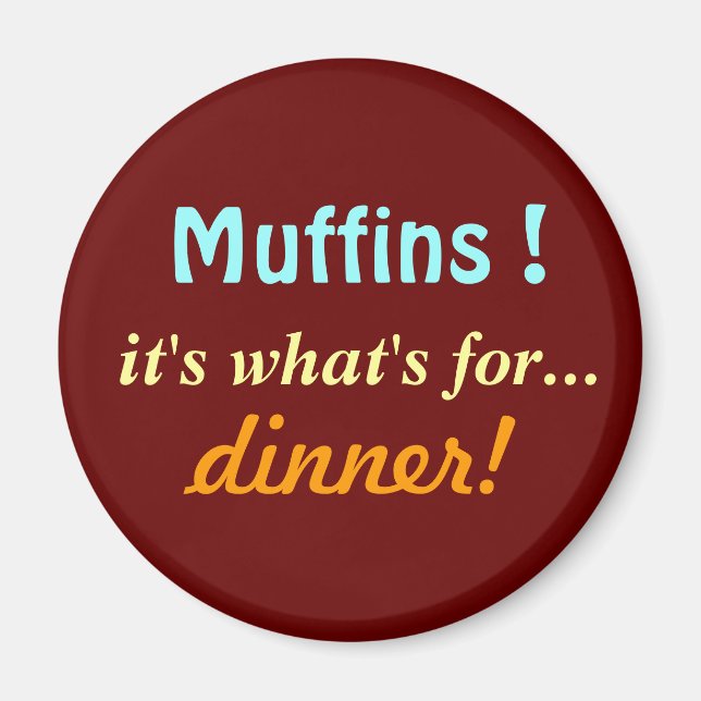 Muffins Mag. Magnet (Framsidan)