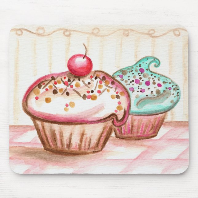 Muffins med strössel Musmatta (Framsidan)