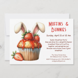 Muffins & Mornings – Påskfrukostfest  Inbjudningar