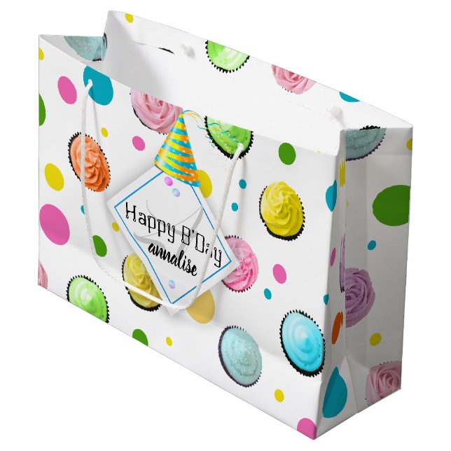 Muffins och dots Monogram (Framsidan Vinklad)