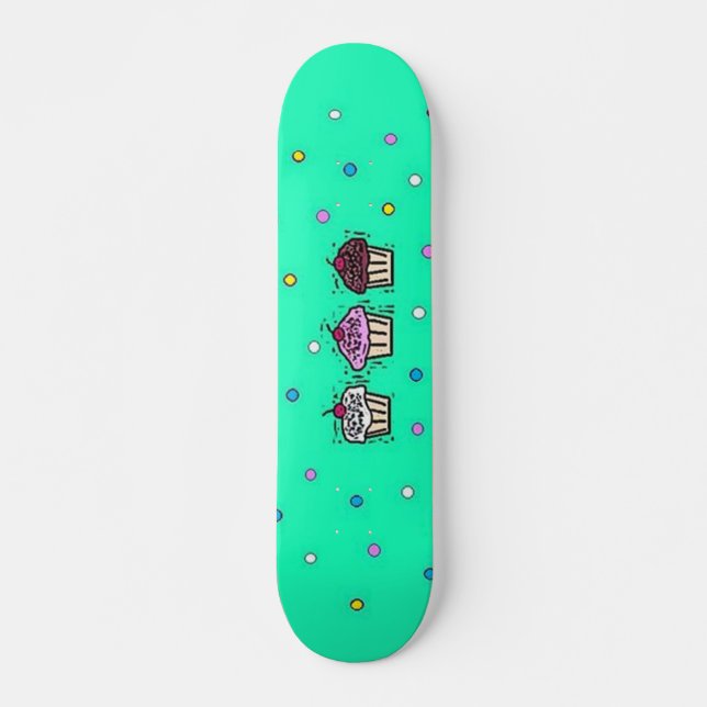 muffins skateboard bräda 19,5 cm (Framsida)