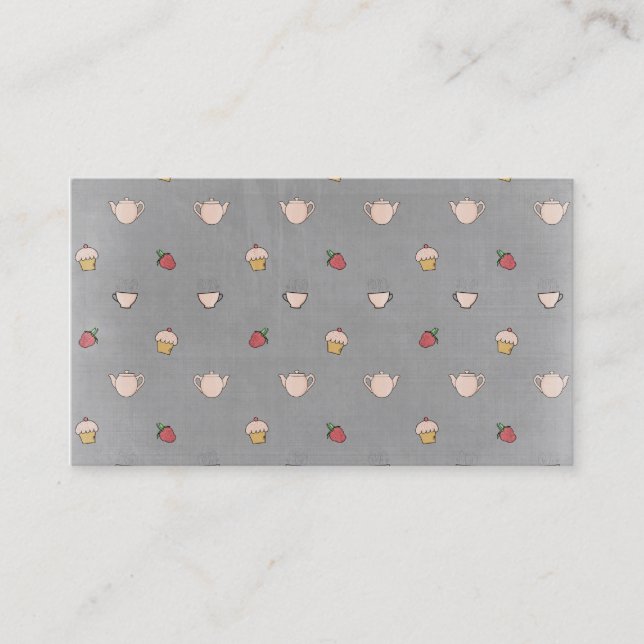 Muffins- & Teakoppar! Visitkort (Framsida)