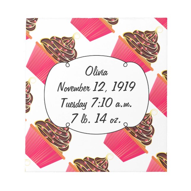 Muffinsar Anteckningsblock (Framsida)