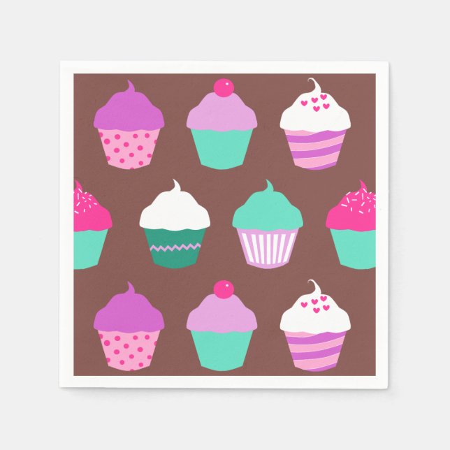 Muffinsar, apkin pappersservett (Framsidan)
