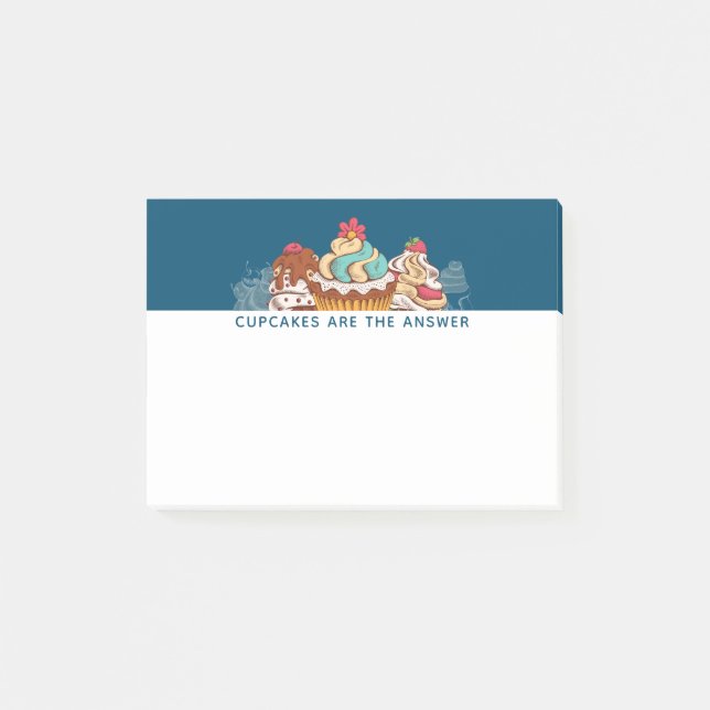 Muffinsar är Besvara Svara Ljuny Say Post-it Block (Framsida)