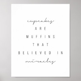 Muffinsar är muffins som tros i Miracles Poster