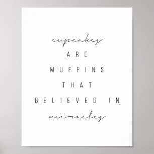 Muffinsar är muffins som tros i Miracles Poster