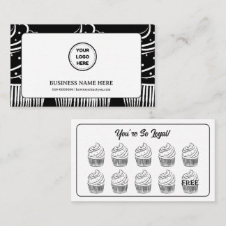 Muffinsar Bakery Coffee Shop Reward Point Lojalitetskort