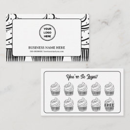 Muffinsar Bakery Coffee Shop Reward Point Lojalitetskort