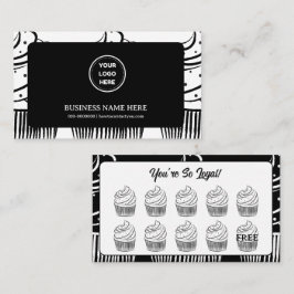 Muffinsar Bakery Coffee Shop Reward Point Lojalitetskort