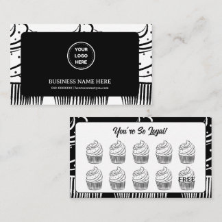 Muffinsar Bakery Coffee Shop Reward Point Lojalitetskort