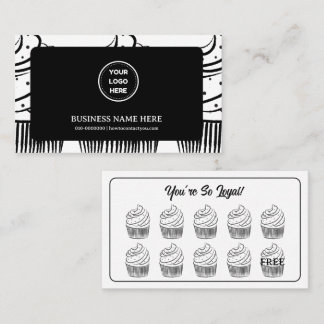 Muffinsar Bakery Coffee Shop Reward Point Lojalitetskort