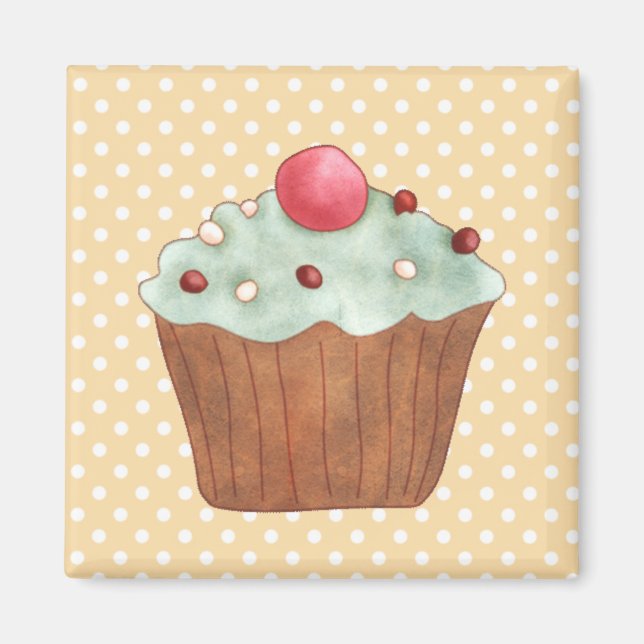 Muffinsar Cakes Pastry Magnet (Framsidan)