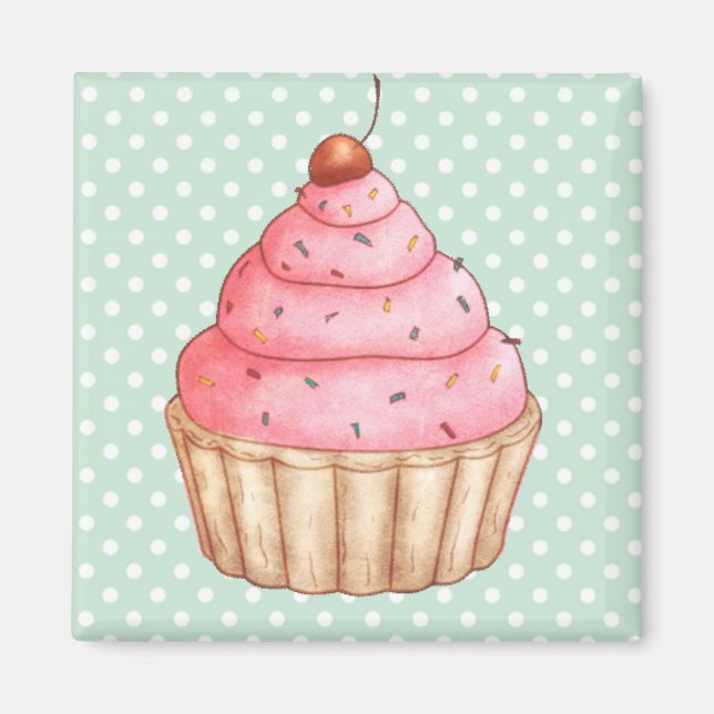 Muffinsar Cakes Pastry Magnet (Framsidan)