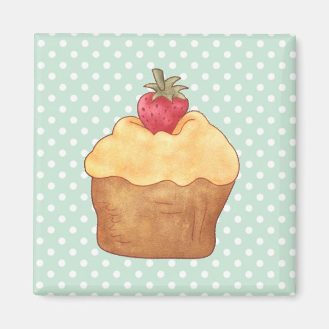 Muffinsar Cakes Pastry Magnet (Framsidan)
