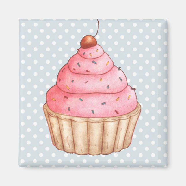 Muffinsar Cakes Pastry Magnet (Framsidan)
