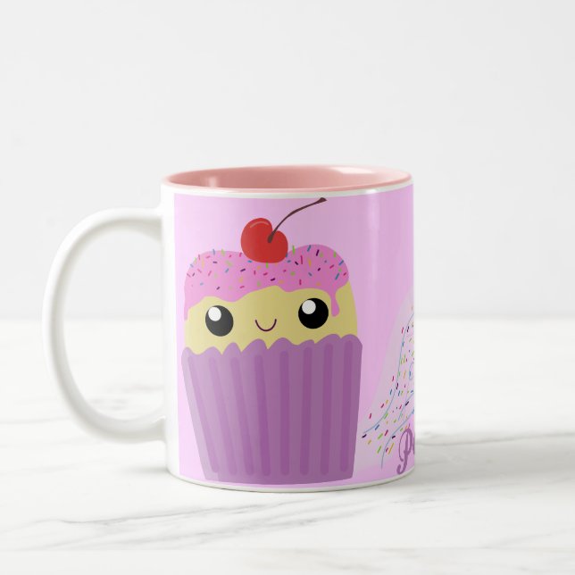 Muffinsar Fart Sprinkles Två-Tonad Mugg (Vänster)