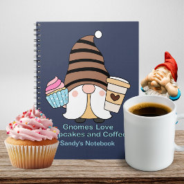 Muffinsar för Gnomes Kärlek och Anpassat kaffenamn Anteckningsbok