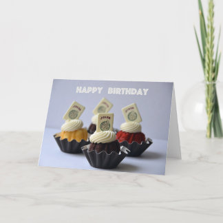 Muffinsar för Mah jongg Birthday Card Kort
