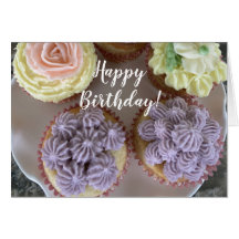 Muffinsar för rörledning av smör till din födelsed