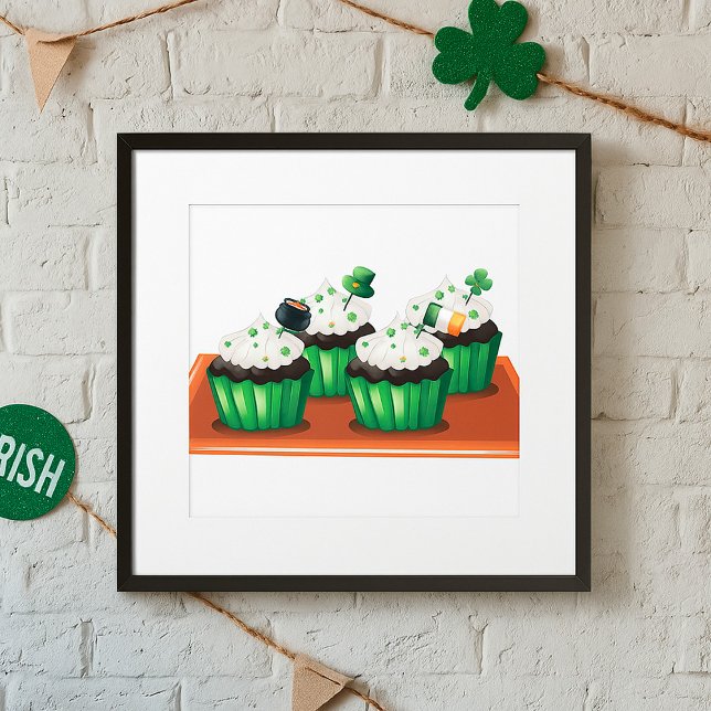 Muffinsar för st patricks day poster (Skapare uppladdad)