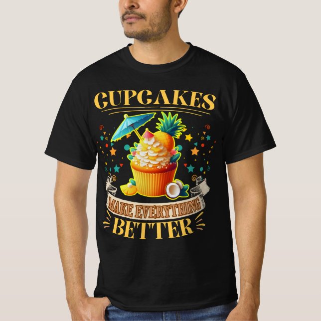 Muffinsar gör allt bättre t shirt (Framsida)