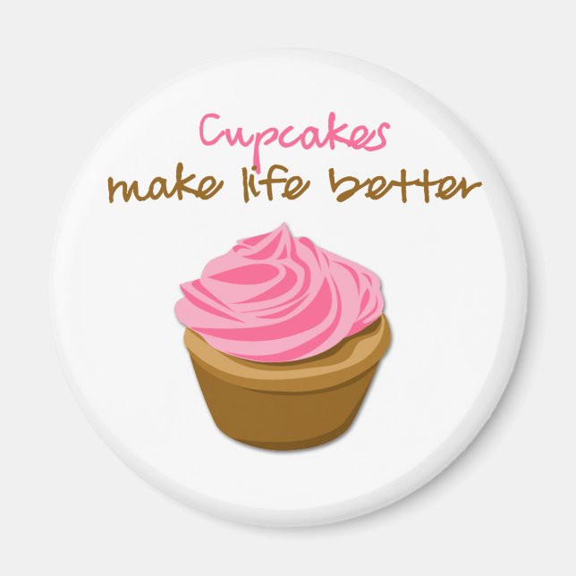 Muffinsar gör livet bättre magnet (Framsidan)