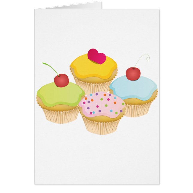 Muffinsar Hälsningskort (Framsidan)