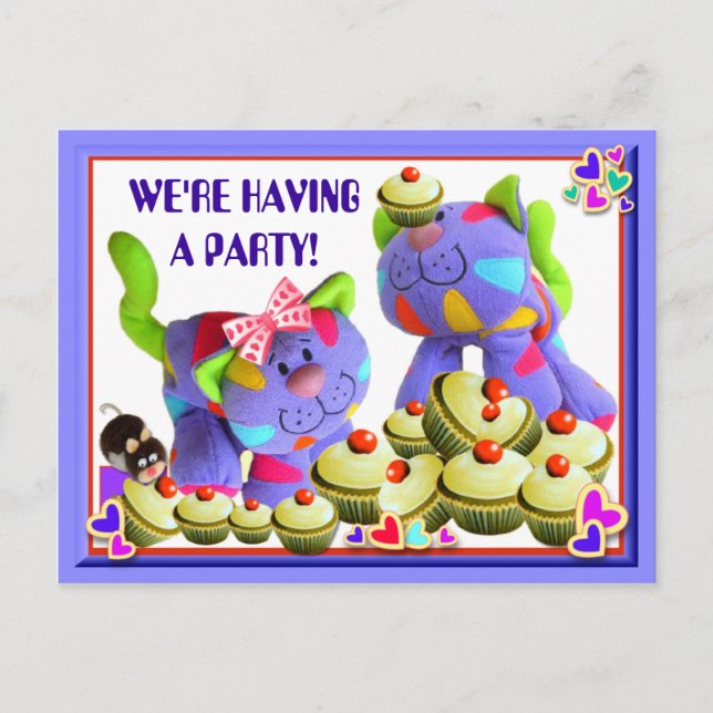 MUFFINSAR - INVIKTER ~ vykort (Framsida)