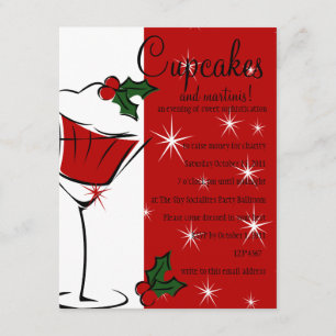 Muffinsar, Martini & Holly Inbjudningar