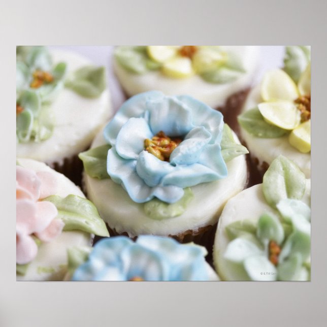 Muffinsar med blomikon poster (Framsidan)