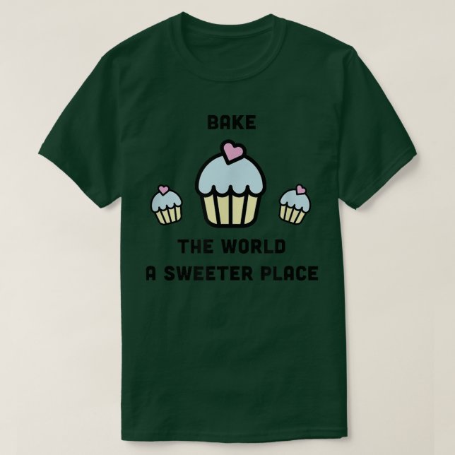 Muffinsar Muffins Cute Bake Pastry Chef Funn T Shirt (Design framsida)
