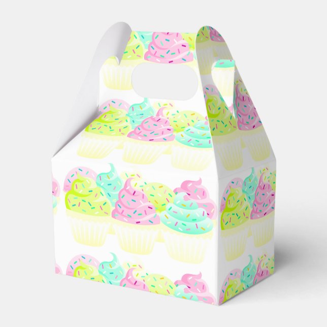 Muffinsar N Sprinkles - Favoritruta för part Presentaskar (Framsidan Sidan)